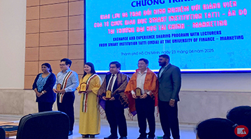 Hoạt động giao lưu văn hóa, học thuật dành cho sinh viên Liên kết quốc tế UFM: ISFMers đón tiếp đoàn SMART INSTITUTION TATTI ẤN ĐỘ